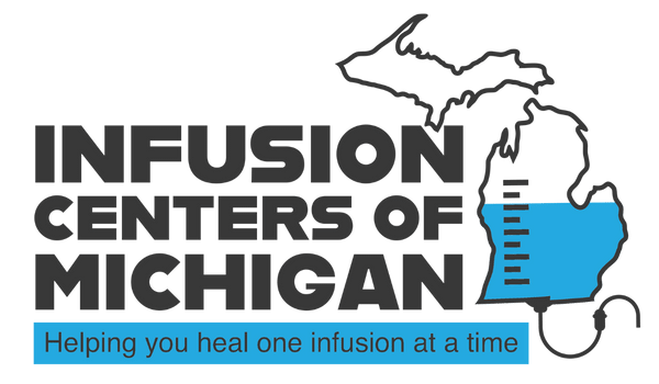 Infusion Centers of Michigan Logo with Transparent Background
